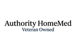 Revised Authority Home Med logo with large main lettering and smaller navy tagline